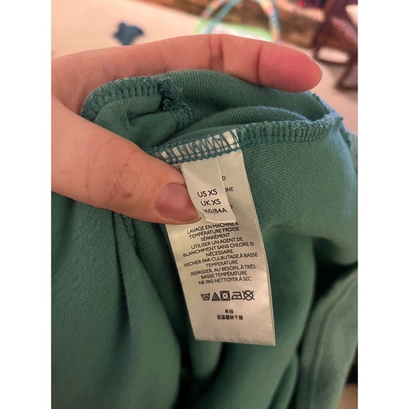 Free People Ruby Oversized Fleece Shacket Teal Button Down Long Sleeve- Size XS - Picture 11 of 12